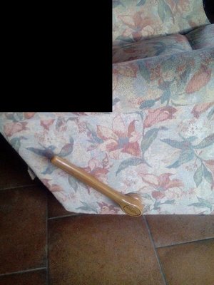 Photo of free Armchair, manual footrest (Near Newtown)