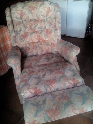 Photo of free Armchair, manual footrest (Near Newtown)