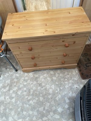 Photo of free 3 Draw chest of drawers (ST3)