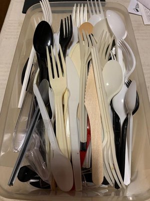 Photo of free Assorted single use cutlery (AB12)