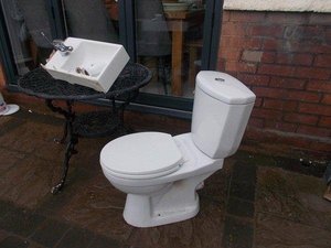 Photo of free utility/downstairs toilet (Neston)