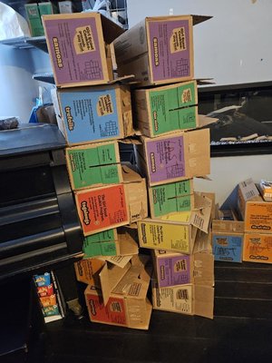 Photo of free 13 Empty boxes (Columbia Heights)
