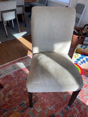 Photo of free 4 Ikea Dining Chairs, Tan Colored (Colonial village dc)