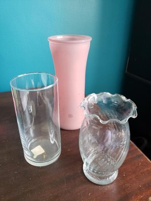 Photo of free 3 Glass Vases (Parkville)