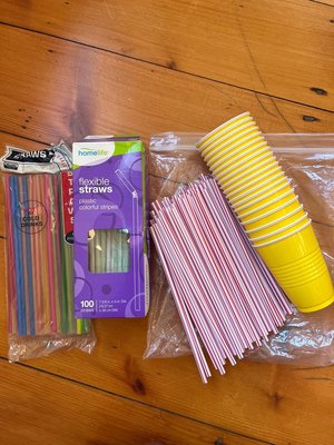 Photo of free Plastic straws and solo cups (Near Shillington)
