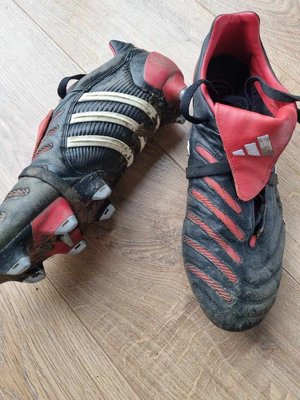 Photo of free Adidas size 10 metal stud football boots (AB21)
