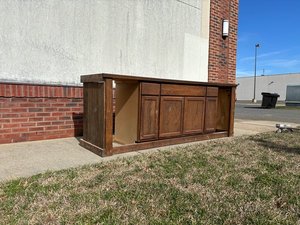 Photo of free Wooden cabinet (HIllsborough, NC)