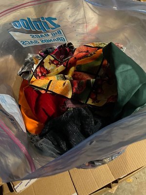 Photo of free One bag of fabric scraps (West end Alameda)