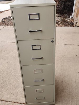 Photo of free Locking File Cabinet (Lakewood)