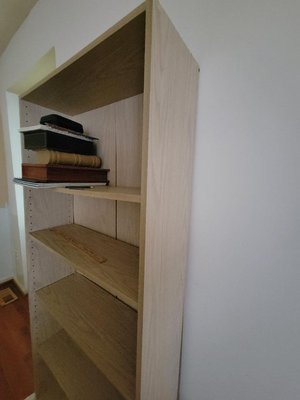 Photo of free Tall book shelf (Oak Hill)