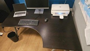 Photo of free Large IKEA desk (West End, Surrey)