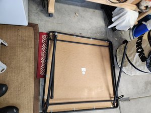 Photo of free black cardtable (southeast Fort Collins)
