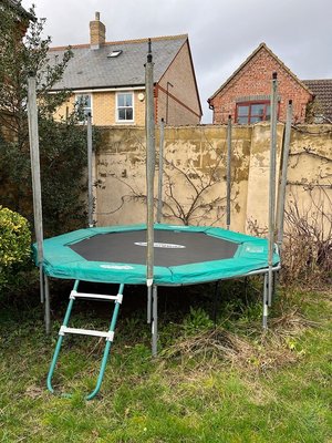 Photo of free Large garden trampoline with nets (Shefford)