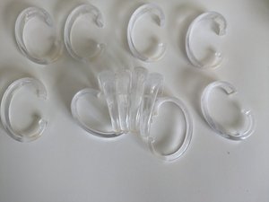 Photo of free Shower Curtain Hangers - Clear (Dixboro)