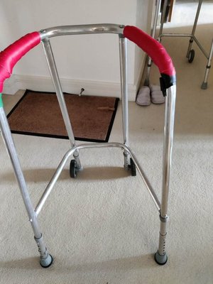 Photo of free Zimmer/ walking frame with additional hand grips (Buckhurst Hill IG9)