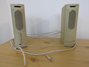 Photo of free PC speakers (Mossley Hill L18)