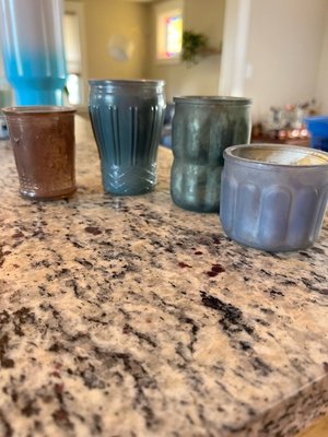 Photo of free Set of small mercury vases (Parkville)