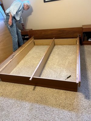 Photo of free Platform bed frame (Oldsmar near Walmart)