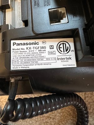 Photo of free Panasonic cordless phone (Ballard - Loyal Heights)