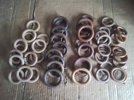 Photo of free Spare wooden curtain rings (Shirley SO16) #1