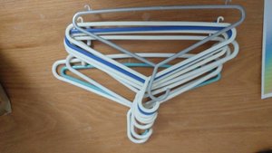 Photo of free Plastic coat hangers (Slinfold RH13)