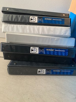 Photo of free Several binders (Victoria Hills)