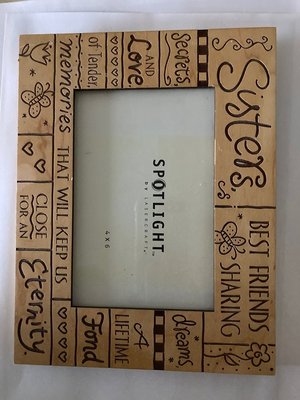 Photo of free “Sisters” wooden picture frame (Echo Park (Sunset/Beaudry))