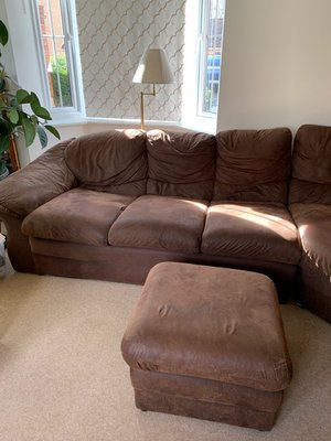 Photo of free Large corner sofa (Papworth Everard)