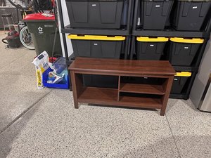 Photo of free Ikea entertainment table (Spurwind heights)