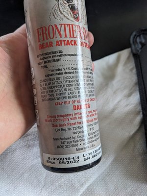 Photo of free Bear Repellent (Pacific Grove)