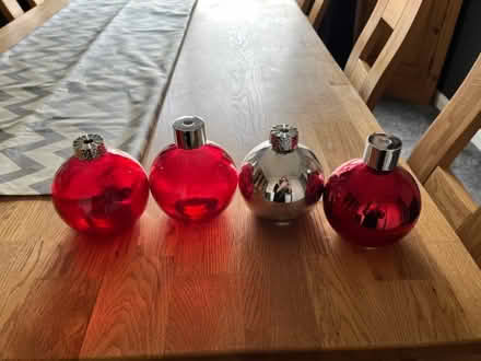 Photo of free Christmas bauble drink glasses (Beeston Rylands NG9)