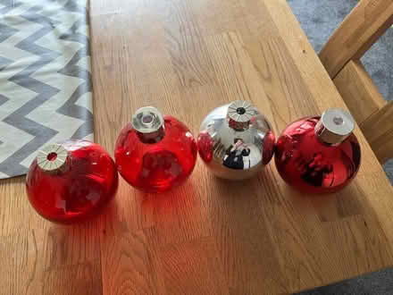 Photo of free Christmas bauble drink glasses (Beeston Rylands NG9)