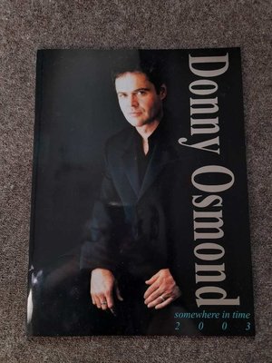 Photo of free Donny Osmond Book & large concert brochure (Leyland PR25)