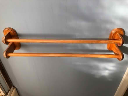 Photo of free Wooden Towel Rack (Burridge PO15) #1