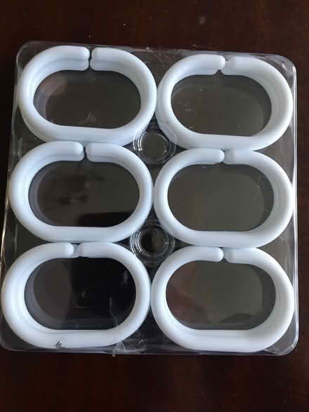 Photo of free Shower curtain rings (Riddlesdown CR8) #1