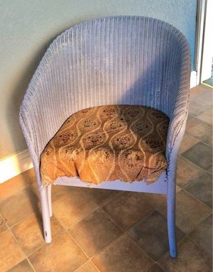 Photo of free Wicker chair (Burscough L40)