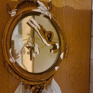 Photo of free Mirror Ornate Frame is broken (Combe Pafford TQ1)