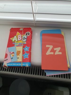Photo of free A-Z flash cards (Silverdale NG11)