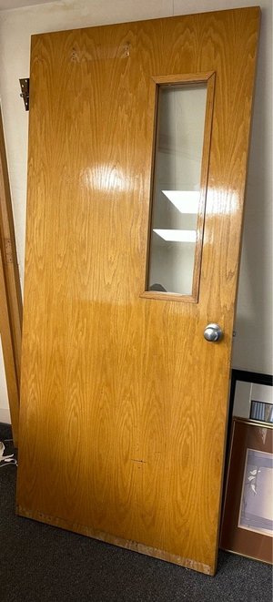 Photo of free Heavy wood door (Foggy Bottom)