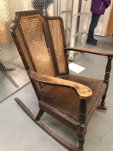 Photo of free Cane back rocking chair (Walnut Creek, CA) #1