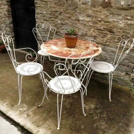 Photo of French Cafe Table & Chairs (Colonial Heights, Sacramento) #1