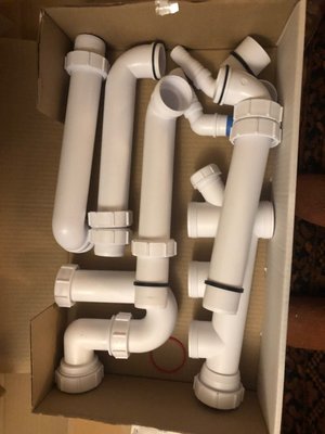 Photo of free Plumbing kit for 2 sink kitchen unit. (Garesfield NE39)