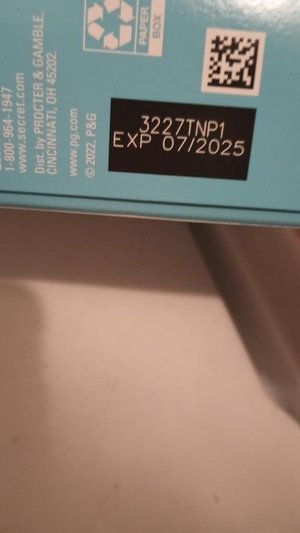 Photo of free New Unused Secret Deodorant (75237)