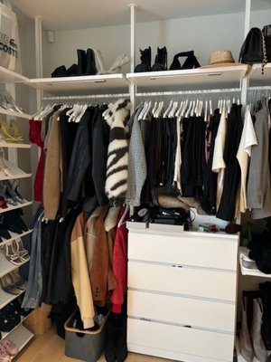 Photo of free Ikea hanging wardrobe unit. (West Brompton SW6)
