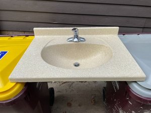 Photo of free 31x22" composite sink w/ faucet (Rosemount)