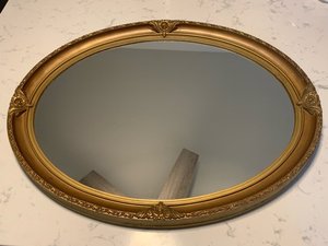 Photo of free Golden Oval Wall Mirror (Pepperell, MA)