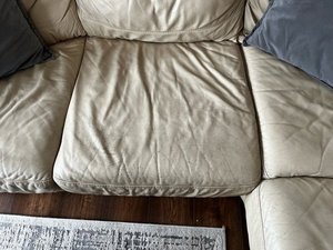 Photo of free Corner leather sofa (AL10)