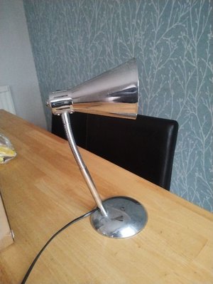 Photo of free Chrome Desk Lamp (Gwersyllt LL11)