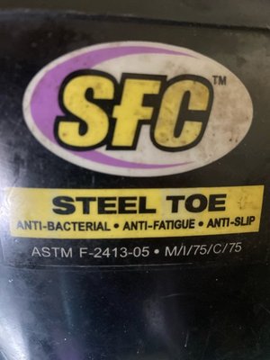 Photo of free Men’s Large steel toe boots (10011 (17th & 9th))