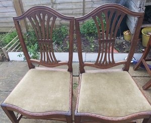 Photo of free 4 dining chairs - used (London N17)
